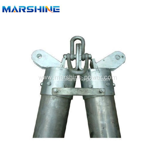 A-Shape Tubular Gin Pole for Erection Tower